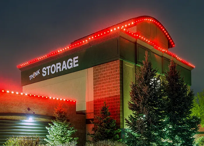 Strip Mall Christmas Lights
