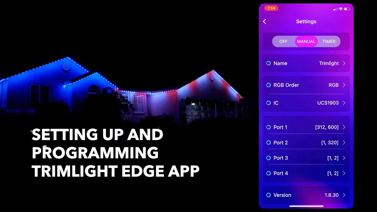 Setting Up And Programming Trimlight EDGE App Setting Up And Programming Trimlight EDGE App