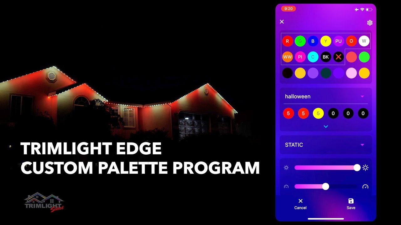 Trimlight EDGE Custom Palette Program Trimlight EDGE Custom Palette Program